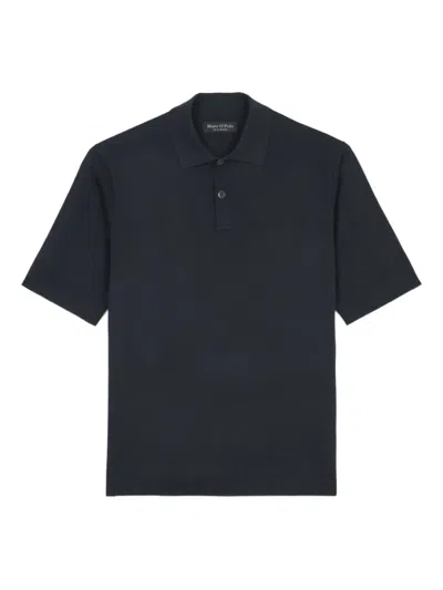 Marc O'polo Short-sleeve Polo Shirt In Blue