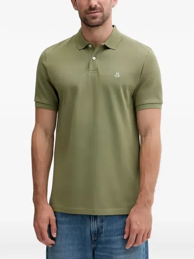 Marc O'polo Short-sleeve Polo Shirt In Green