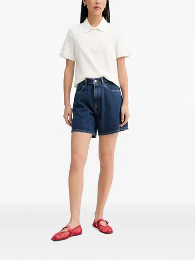 Marc O'polo Short-sleeve Polo Shirt In White