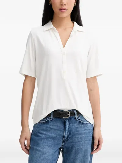 Marc O'polo Short-sleeve Polo Shirt In White