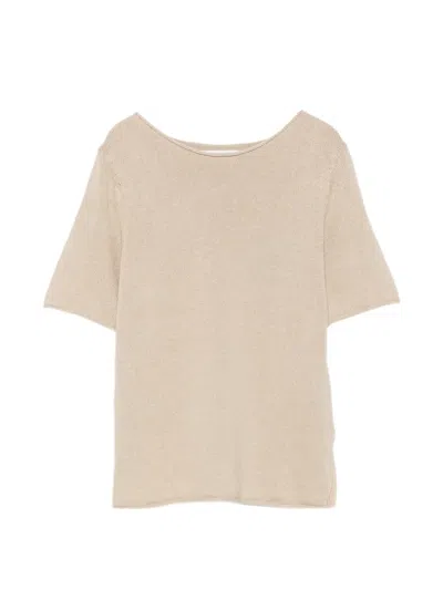 Marc O'polo Short-sleeve Sweater In Brown