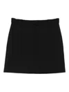 Marc O'polo Side-pockets Mini Skirt In Black