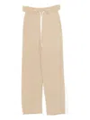 Marc O'polo Side-stripe Drawstring Trousers In Neutral