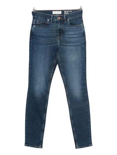 Marc O'polo Skara Five-pocket Faded Jeans In Blue
