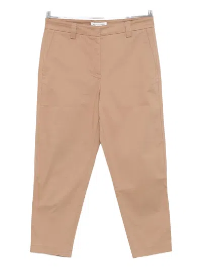 Marc O'polo Slash-pocket Trousers In Brown