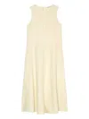 Marc O'polo Sleeveless Flared Dress In Neutral