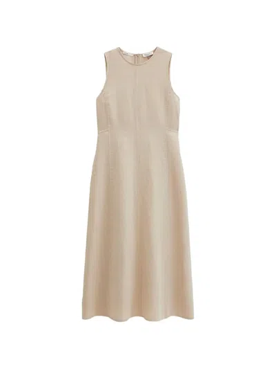Marc O'polo Sleeveless Panelled Midi Dress In Multi