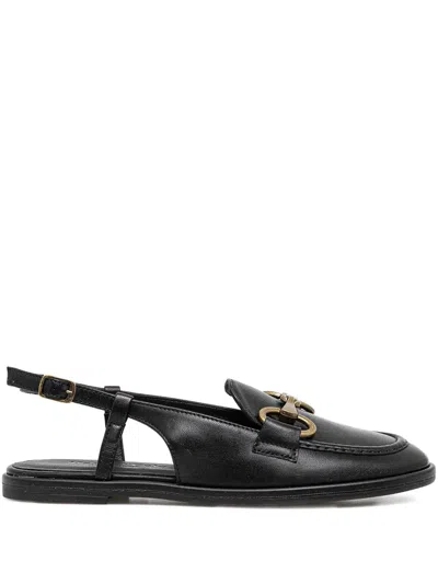 Marc O'polo Slingback Ballet Flats In Black