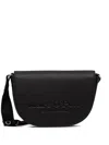 Marc O'polo Small Debossed-logo Shoulder Bag In Black