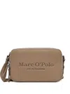 Marc O'polo Small Debossed Zip Crossbody Bag In Brown