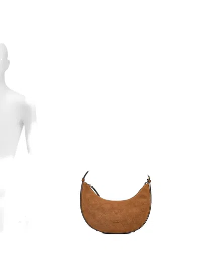 Marc O'polo Small Half-moon Shape Shoulder Bag In Brown
