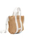 Marc O'polo Small Woven Tote Bag In Neutral