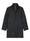 Marc O'polo Speckle-effect Coat In Black