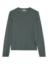Marc O'polo Split-cuff T-shirt In Green