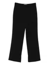 Marc O'polo Split-hem Trousers In Black