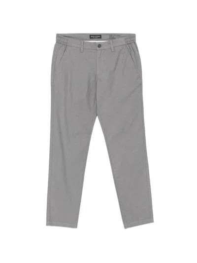 Marc O'polo Stig Textured Trousers In Gray