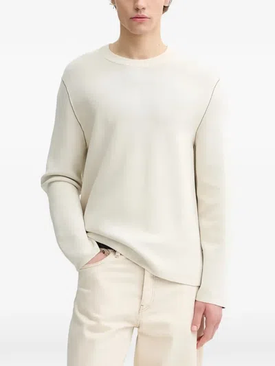 Marc O'polo Stitch Detail Sweater In Neutral