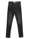 Marc O'polo Stone-wash Skinny Jeans In Black
