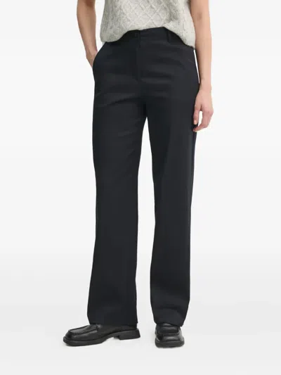 Marc O'polo Straight-leg Trousers In Black