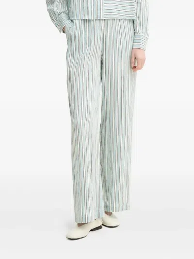Marc O'polo Stripe-pattern Trousers In Blue