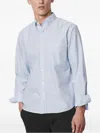 Marc O'polo Striped Button-down Shirt In Blue