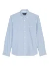 Marc O'polo Striped Button-up Shirt In Blue