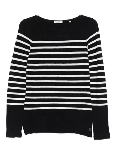Marc O'polo Striped Long-sleeved Top In Multi