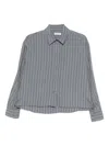 Marc O'polo Striped Long-sleeves Shirts In Gray