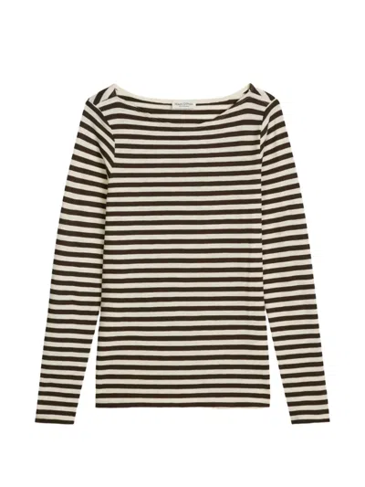 Marc O'polo Striped Long-sleeve T-shirt In Multi
