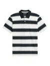 Marc O'polo Striped Polo Shirt In White