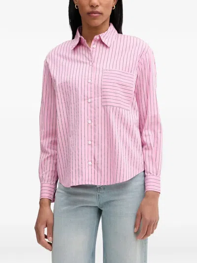 Marc O'polo Striped Shirt In Pink