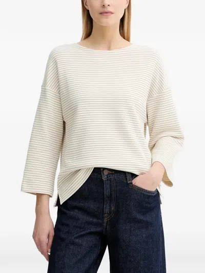 Marc O'polo Striped Top In White