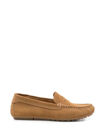 Marc O'polo Suede Loafers In Brown