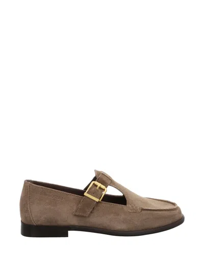 Marc O'polo Suede Loafers In Brown