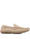 Marc O'polo Suede Moccasin Loafers In Neutral