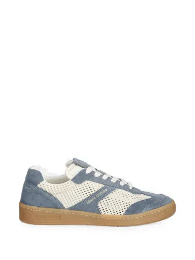 Marc O'polo Suede-panelled Mesh Sneakers In Multi