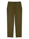 Marc O'polo Tailored High-waisted Trousers In Green