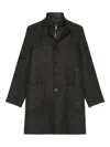 Marc O'polo Textured-button Coat In Black