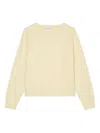 Marc O'polo Textured Crew-neck Sweater In Neutral