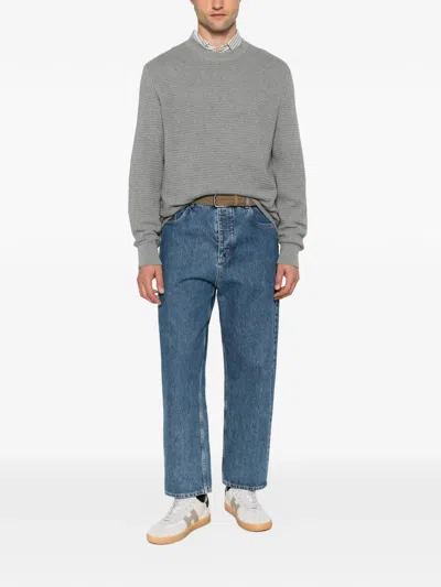Marc O'polo Textured-knit Sweater In Black