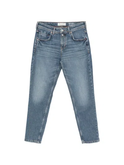 Marc O'polo Theda Cropped Boyfriend-fit Jeans In Blue