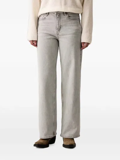 Marc O'polo Tolva Wide-leg Jeans In Gray