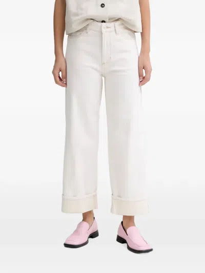 Marc O'polo Turn-up Cuff Jeans In White