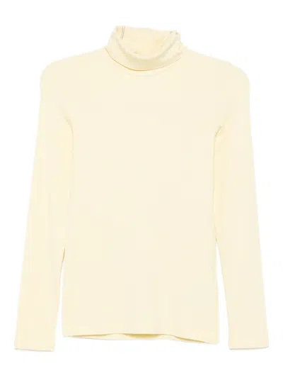 Marc O'polo Turtleneck Long-sleeve T-shirt In Neutral