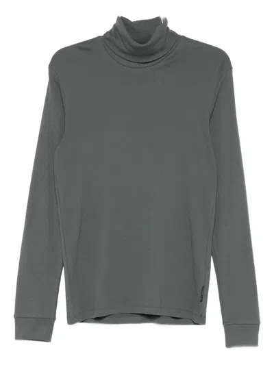 Marc O'polo Turtleneck Long-sleeve Top In Gray