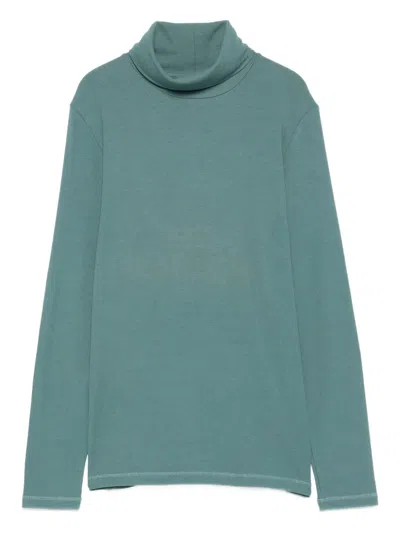 Marc O'polo Turtleneck Long-sleeve Top In Green