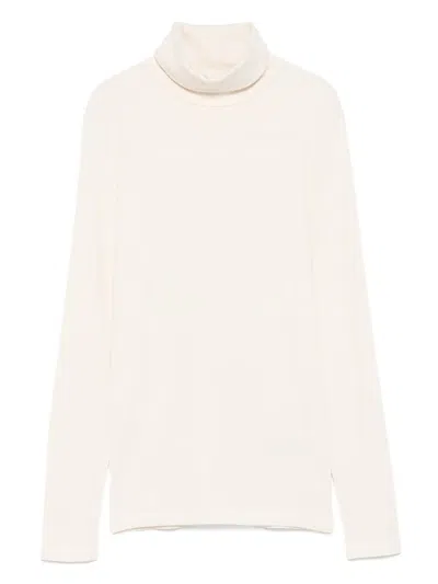Marc O'polo Turtleneck Long-sleeve Top In White