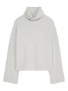 Marc O'polo Turtleneck Ribbed Jumper In Gray