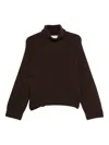 Marc O'polo Turtleneck Sweater In Brown