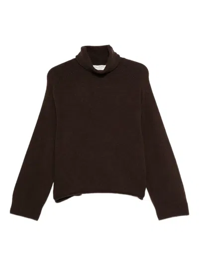 Marc O'polo Turtleneck Sweater In Brown